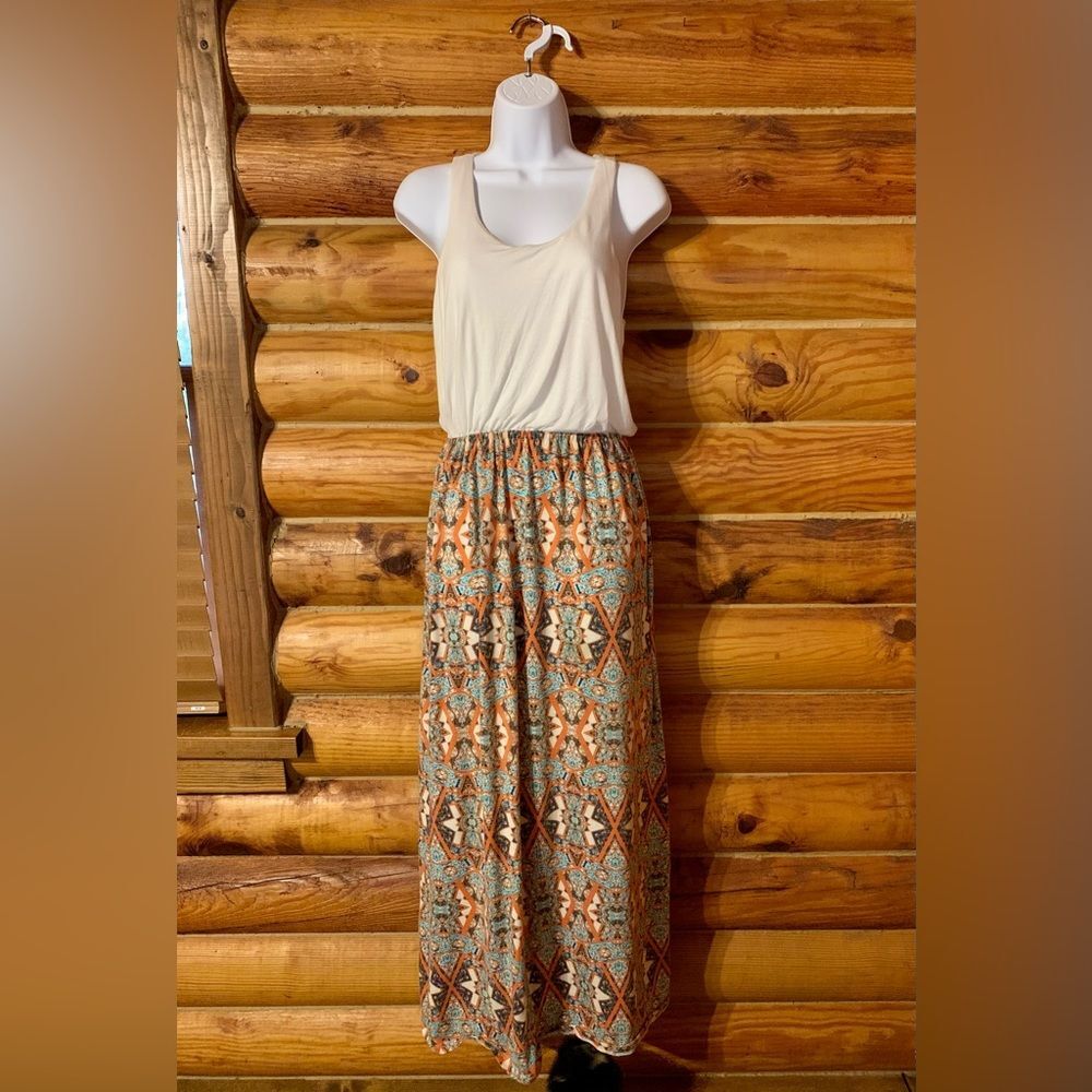 Pink Republic Maxi Dress Bohemian Boho Size Small